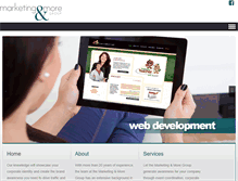 Tablet Screenshot of marketingandmoregroup.com